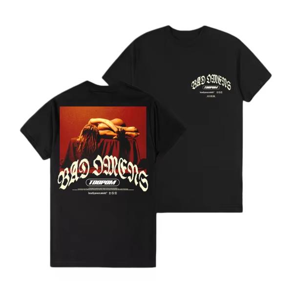 Unisexs Tshirt Rock Band Bad OUnisexs Peripheral Tshirt Unisex Women Cotton Summer Fashion Casual Round Neck Short Sleeved Top