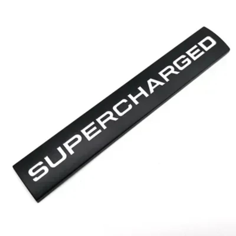 3D Metal Supercharged Logo Rear Trunk Emblem Badge Car Sticker Car Styling Accessories