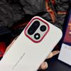 For OnePlus 15 15T 15S 1+15 1+15T 1+15S Case Luxury Textured Leather Ultimate Design Red Camera Frame Protective Cover