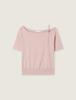 ROEM Off-Shoulder Short Sleeve Pullover Rmkag38R11