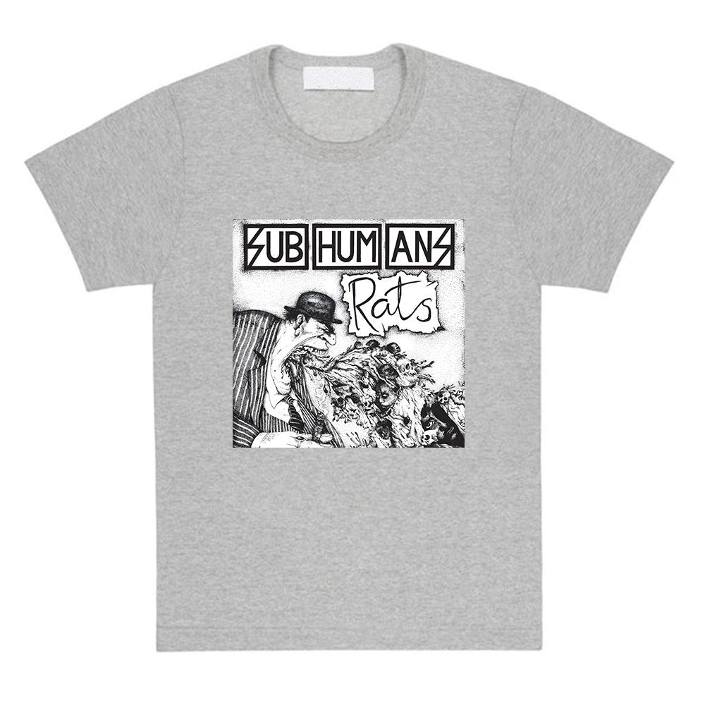 Subhumans Punk Rock Band T-shirt Cotton Short Sleeve Tshirts Summer Soft Tee-shirt Hip Hop Streetwear Tee