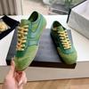 German Training Shoes Women New Genuine Leather Women Sneakers Flat Lace-up Retro Large Size Forrest Gump Shoes Women