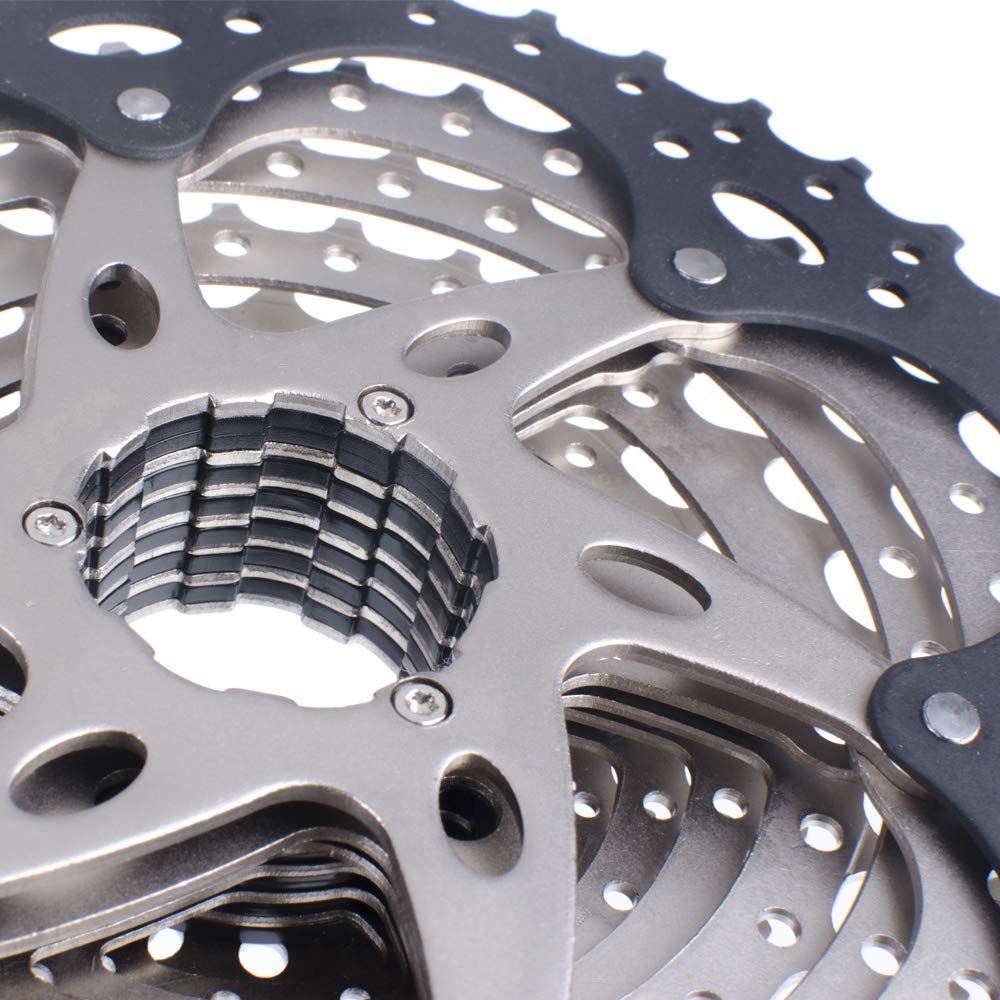 Sunrace 11-42T 10-Speed Bicycle Cassette Sprocket for Mountain and Highway Cycling, Wide Ratio for MTB Gears