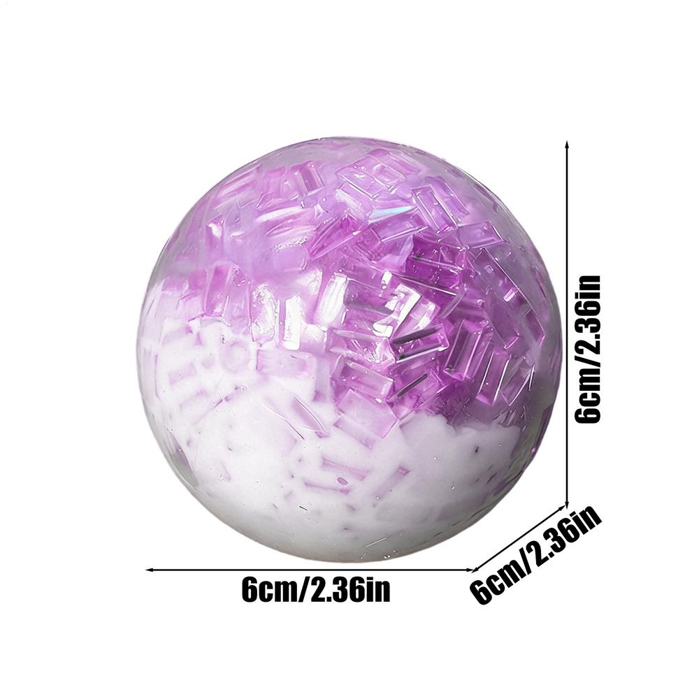 

Crunchy Pressure Ball Crunchy Sand Stress Ball Soft Stress Fidget Noisy Squeeze Toy Slow Rising Stress Balls Sensory Fidget Toy виноградный