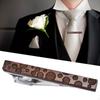Men Tie Bar Clip, Decorative Clips Alloy Walnut for Party