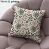 Vintage Floral Print Throw Pillow Covers Pattern Cushion Cover Suitable For Sofa Bedroom Car Pillow Cover