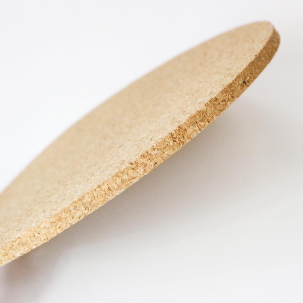 Brown Cork Coasters [Round] Stylish and Cute Cork Coasters [Set of 10] Sparkling Round (CSTR-001)