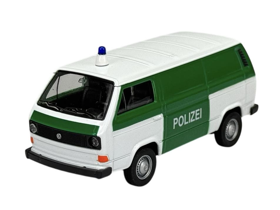 WELLY VW VOLKSWAGEN T3 VAN POLICE 1:34 43687