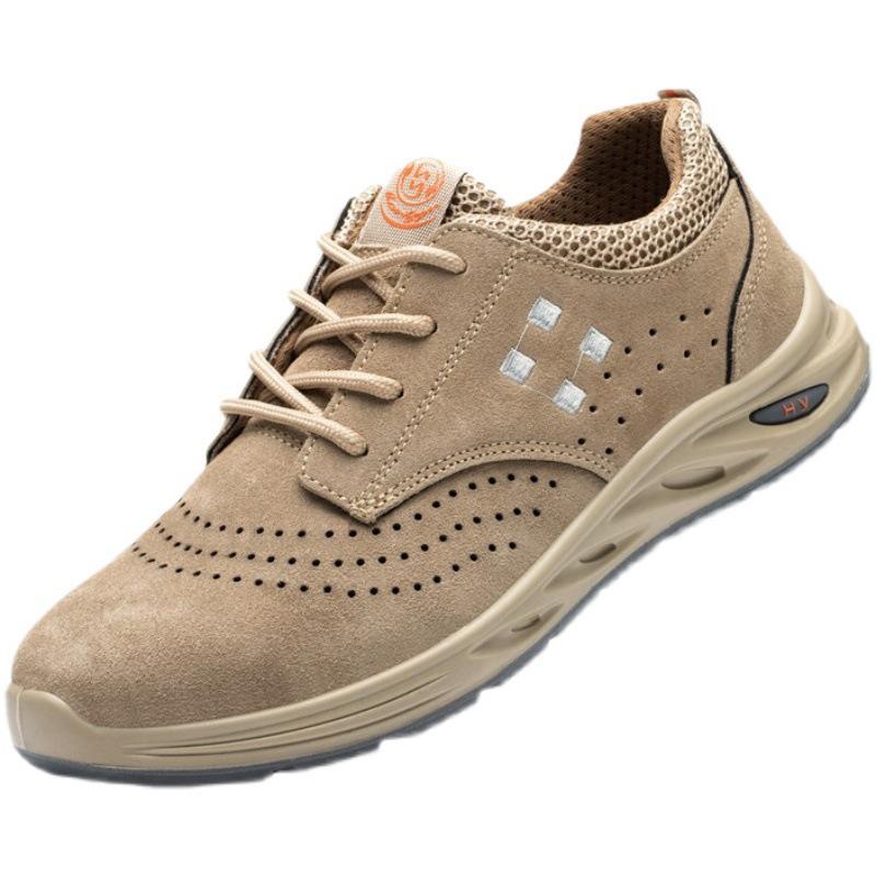 Men's Safety Shoes Insulated 6kV Steel Toe Caps Odor Prevention Anti Smashing Puncture Protective Men's Safety Tennis Steel Toe