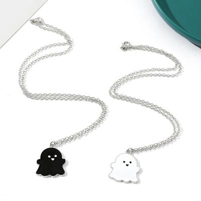 Jewelry Accessories Chain Kids Gift Couple Cartoon Necklace Women Necklace Ghost Key Chain Zinc Zinc Alloy