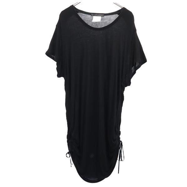 

neurbanvolker Made in Japan Silk Blend Short sleeve Shirring Cut and Sew one piece Women Used