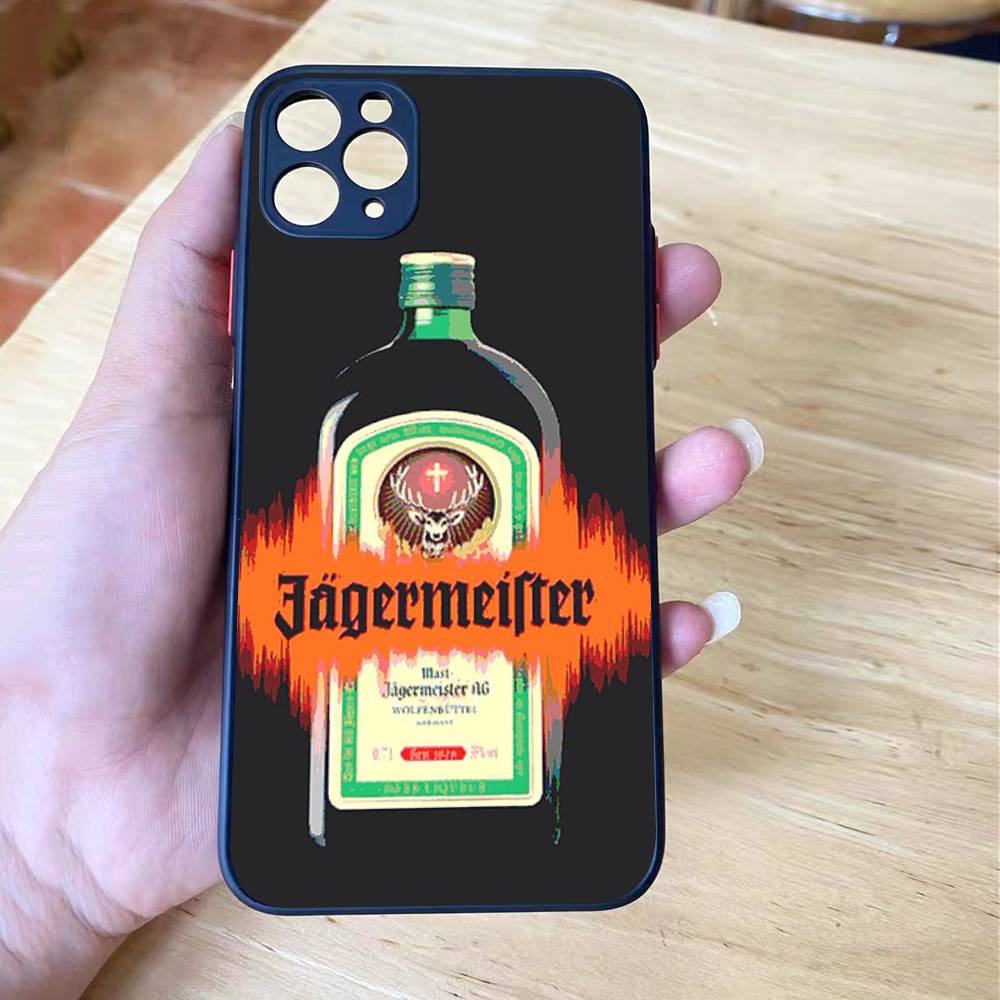 

Hot J-Jagermeisters Shockproof For iPhone X XS 11 12 13 14 15 16 pro Mini MAX transparent Matte Phone Case iPhone 16 pro