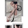 Xianyi Sexy Sexy Black Stockings Full Body One-piece Open Temptation Free Flirting Big Eyes Mesh Socks Women's Large Size W12