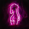 Neon Sign, Lady Back LED Neon Lights Signs For Wall Decor Battery And USB Powered Neon Sign For Bedroom Bar Man Cave-B61B