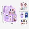 New Cartoon LABUBU Schoolbag Lightweight Burden-reduced Ridge Protection and Large-capacity Children's Schoolbag Backpack for Grades 1-6