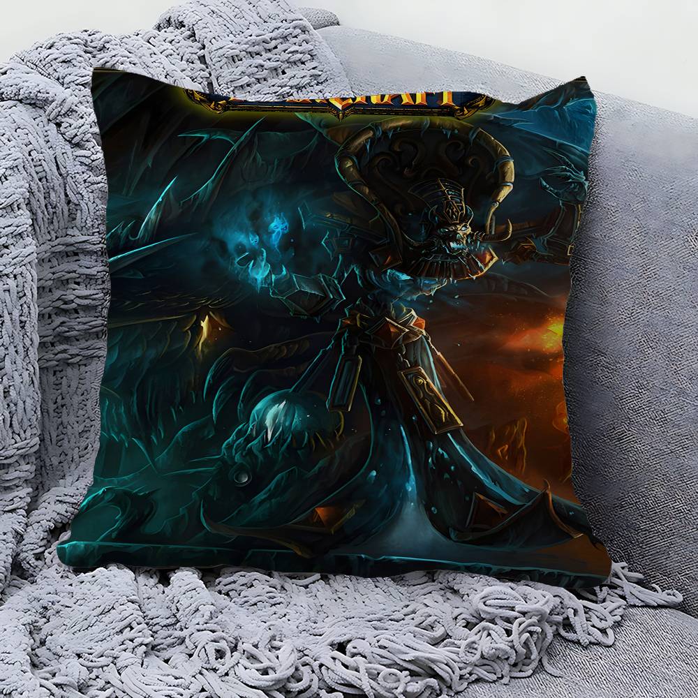 Game World Of Warcraft Cushion Cover Polyester Sofa Cushions Decorative Throw Pillows Home Decoration Pillowcover