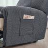 1 Seater Split Recliner Sofa Covers Jacquard Anti-dirty Armchair Slipcover Solid Color Single Furniture Cover for Living Room