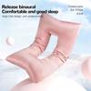 HHO-For Chondrodermatitis Ear Piercing Pillow Breathable Big Ear Hole With Satin Smooth Pillowcase