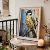 DIY Pearl Painting Set The Little Bird Pattern Home Decoration Handmade Sticky Diamond Creative Canvas Pearl Art Painting Crafts Perfect Gift