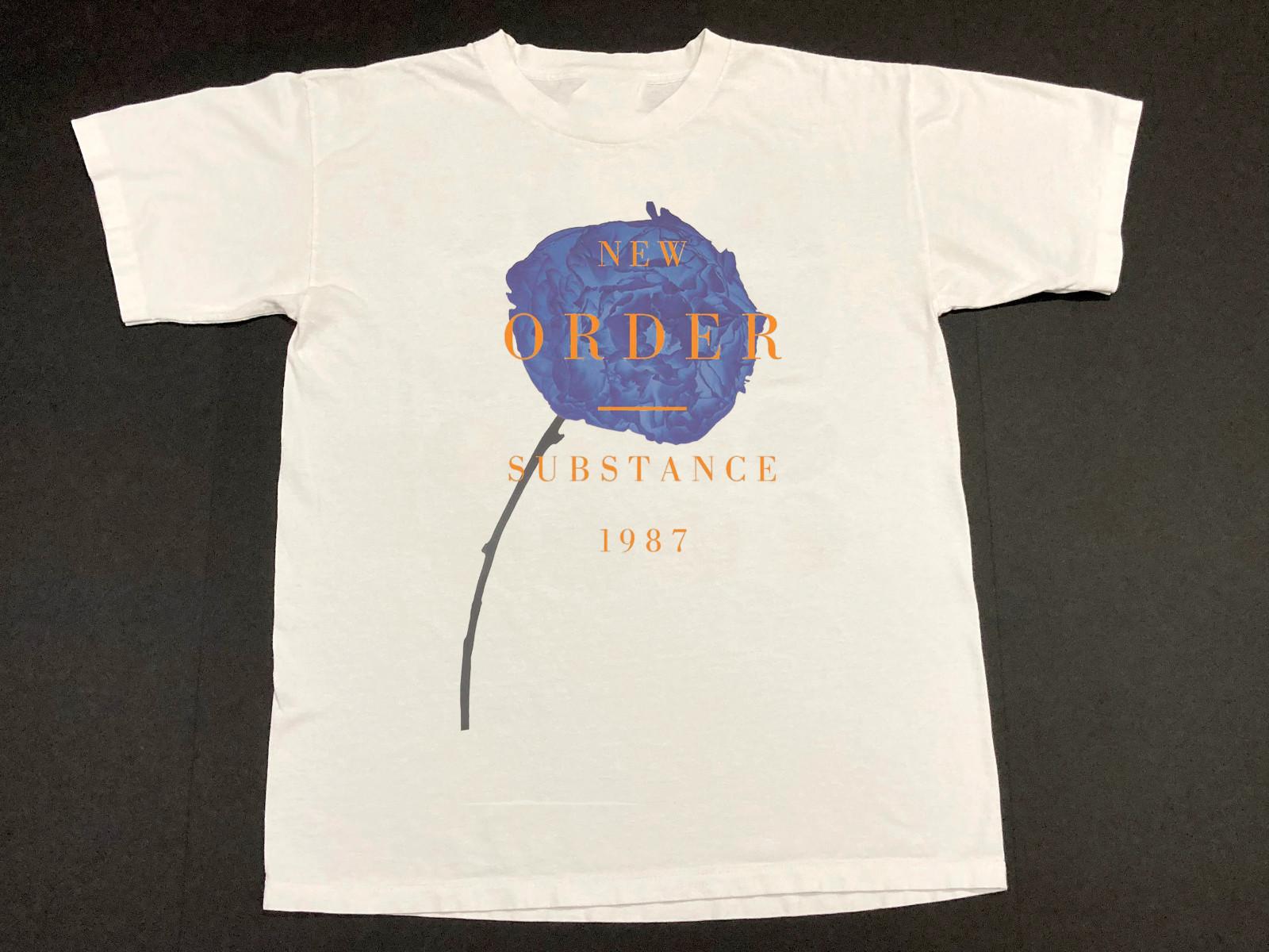 New Order Substance 1987 Band Album Full Size T-shirt M