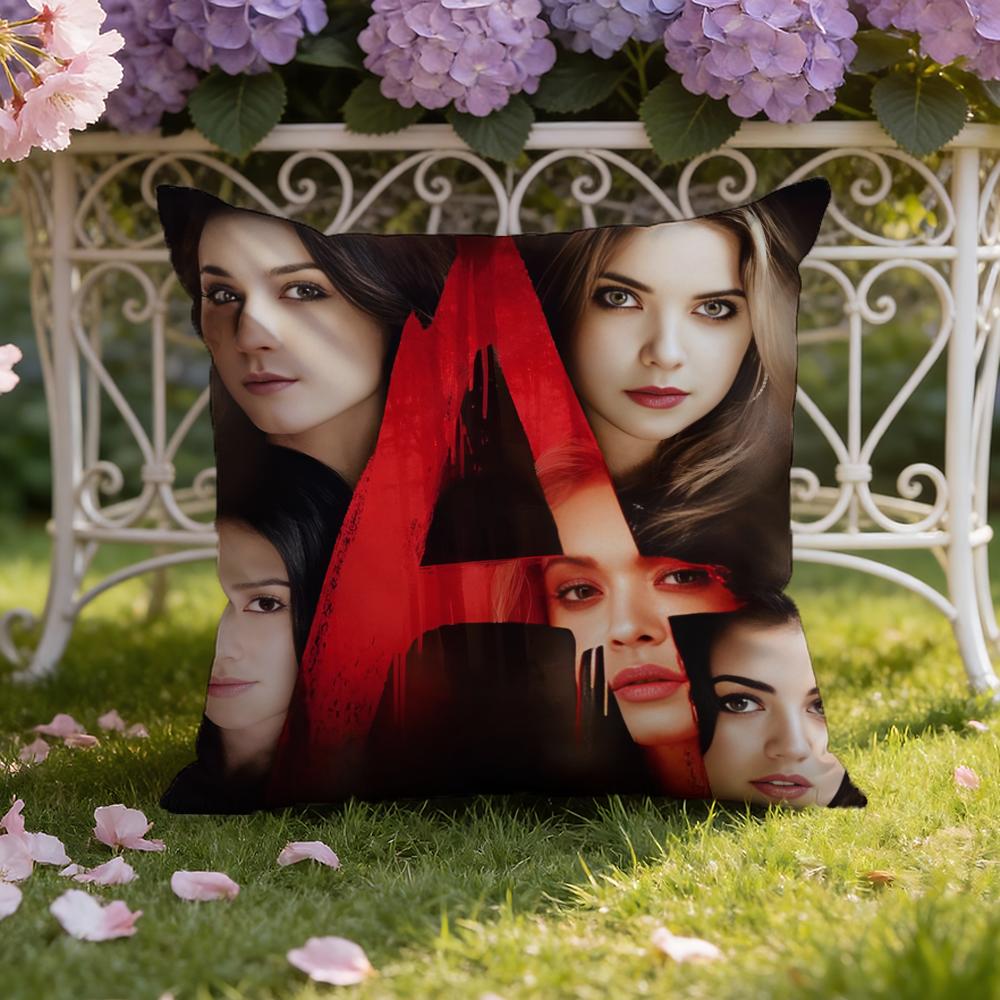 Neue P-Pretty Little L-Liars Kissenhülle für Zuhause & Auto, Doppelszenen-Kissenbezug: Wendbar für höchsten Tragekomfort