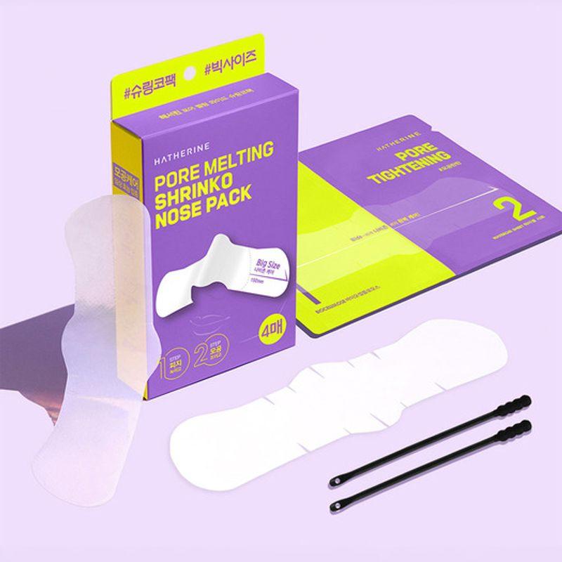 HATHERINE Pore Melting Wide Shrinko Pack 4 Sheets 4 sheets (EH055A)