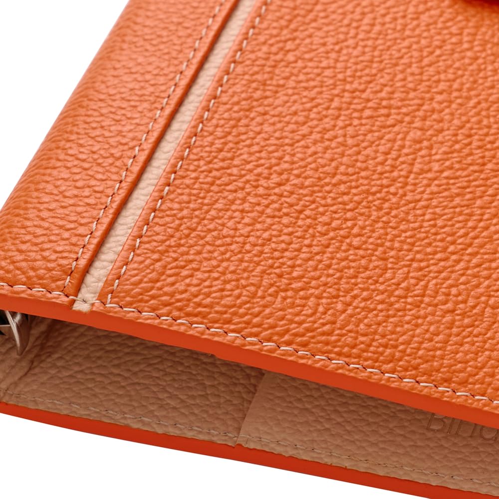Efficiency Bindex System Notebook NOLTY Unit B15 Bible 6 Holes Orange BB0013