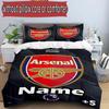 3pcs Duvet Cover Set (1*Duvet Cover + 2*Pillowcase, Without Core), Custom Name football team F.C Pattern Bedding Set, Home Bedroom Decor Gift