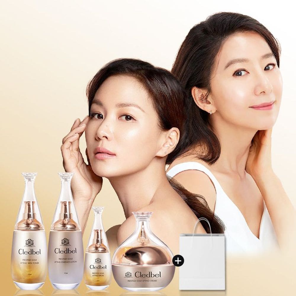 

CLEDBEL Prestige Gold Lifting Basic 4-Piece Set 110ml+100ml+35ml+60ml+Shopping Bag