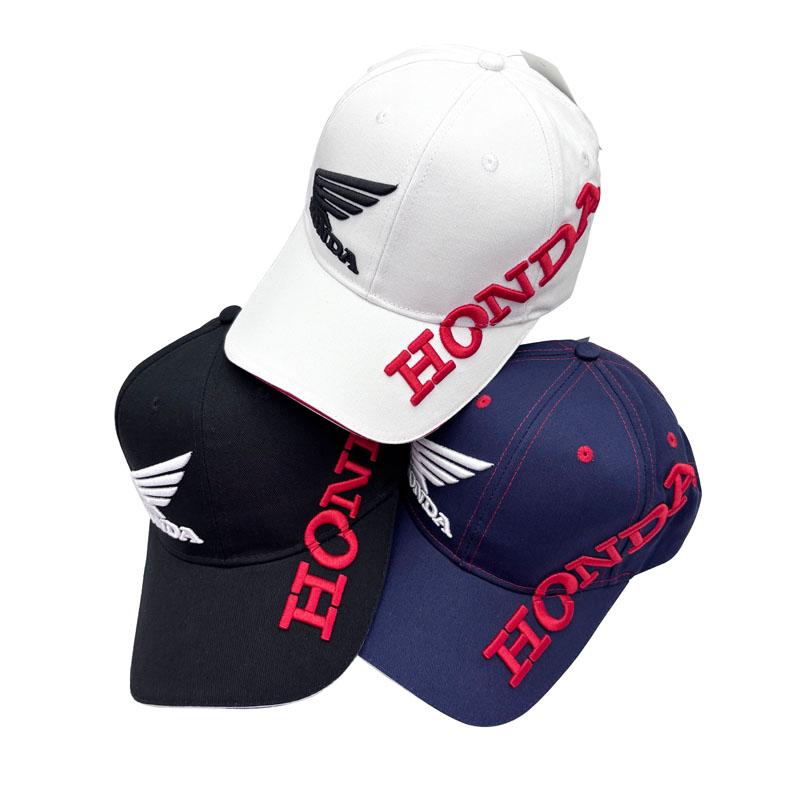Honda Embroidered Baseball Cap HRV Hat Cross-Country Race Car Team Moto GP Racing Man Woman Outdoor Motorcycle Sunhat Wholesales