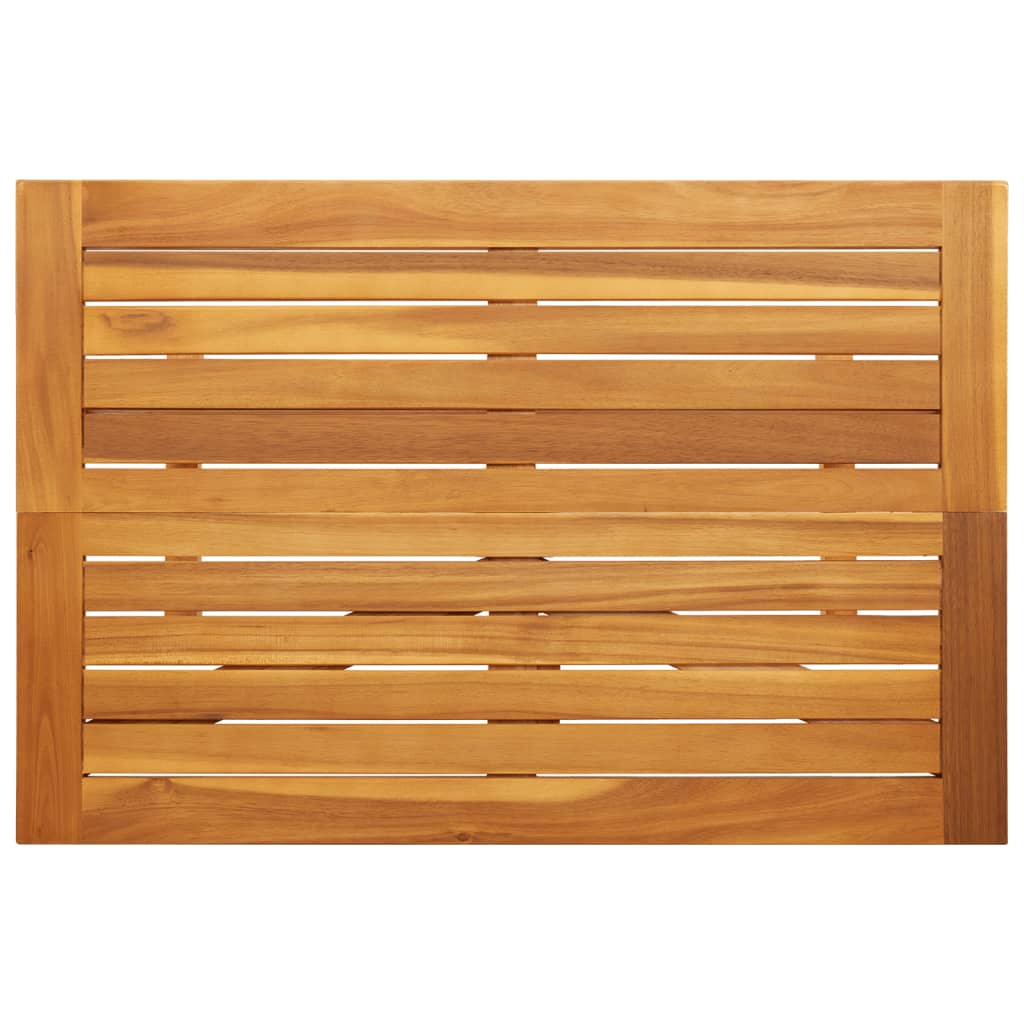 Folding Balcony Table 90 x 60 x 72 cm Solid Acacia Wood