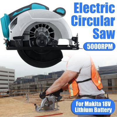 5000RPM Çok Fonksiyonlu Elektrikli Daire Testere Kolu Elektrikli El Aletleri Toz Geçit Kesme Makinesi Makita 18V Pil