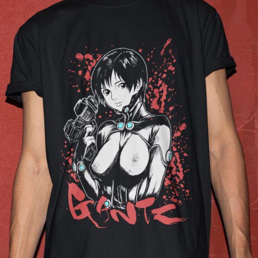 Unisex Gantz Kei Kurono Anime T-Shirt, Manga Otaku Shirt, Gantz: O Reika Shimohira Anime T-Shirt, Manga Waifu Shirt