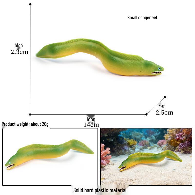 Ocean Wildlife Simulation Toy Set: Sea Turtle, Shark, Whale, Sea Lion, Tiger Shark, Manta Ray, Seal, Grouper.
