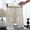 High Waist Ice Silk Panties Lace Ruffled Tummy Control Underwear Fashion Butt Lifter Briefs  Summer