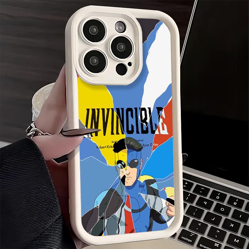 

Чехол для телефона iPhone 17 Air 16E 15 16 Pro Max I-Invincible Аниме Чехол 14 Plus 13 12 Mini Мягкий Силиконовый Fundas iPhone 15 Pro
