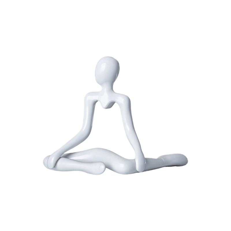 Abstract Thinker Figurine Sculpture Modern Art Homes Decors Plastic Statue for Living Room or Office Bookshelf Display