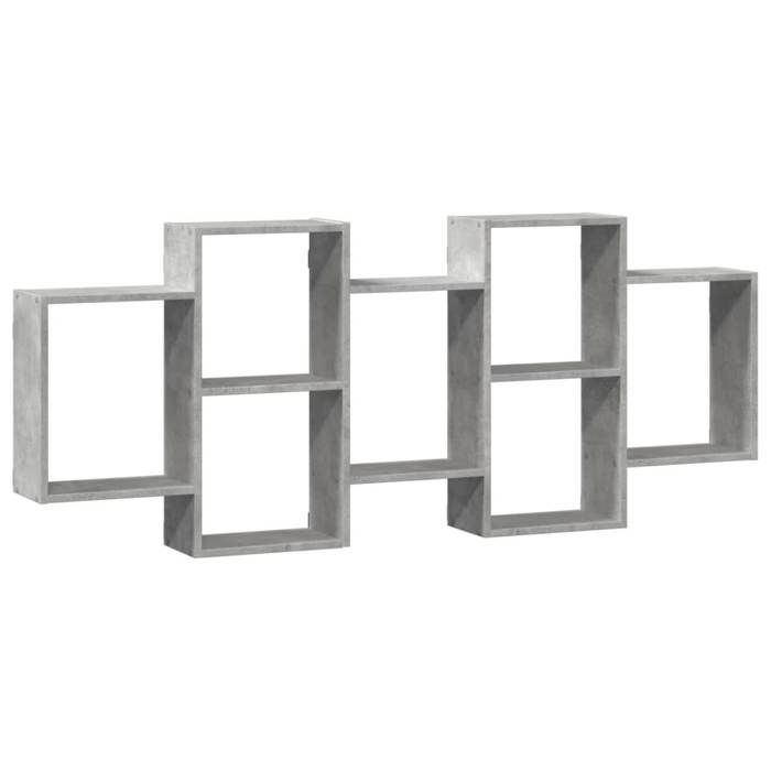 VidaXL Étagère murale gris béton 159x18x65 cm bois d'ingénierie 853212