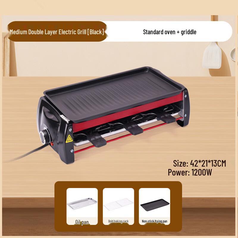 OEING Smokeless Indoor Electric Grill Medium