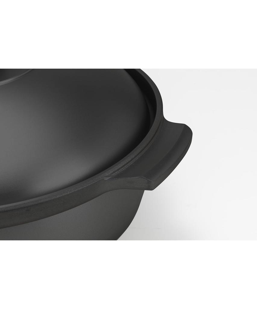 Snow Peak Outdoor Feast Pot 30cm Black Pot for and Overnight Stays CS-250-BK - Camping, Outdoors, BBQ,