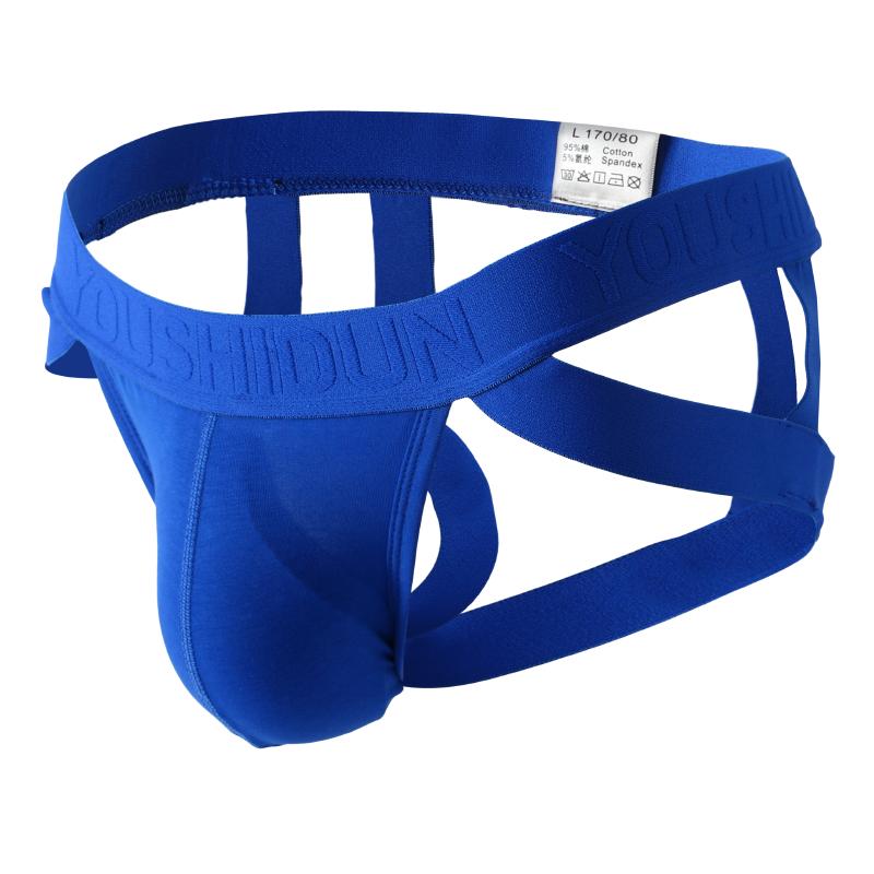 Men's Cotton Briefs Underwear Sexy Jockstraps Thong