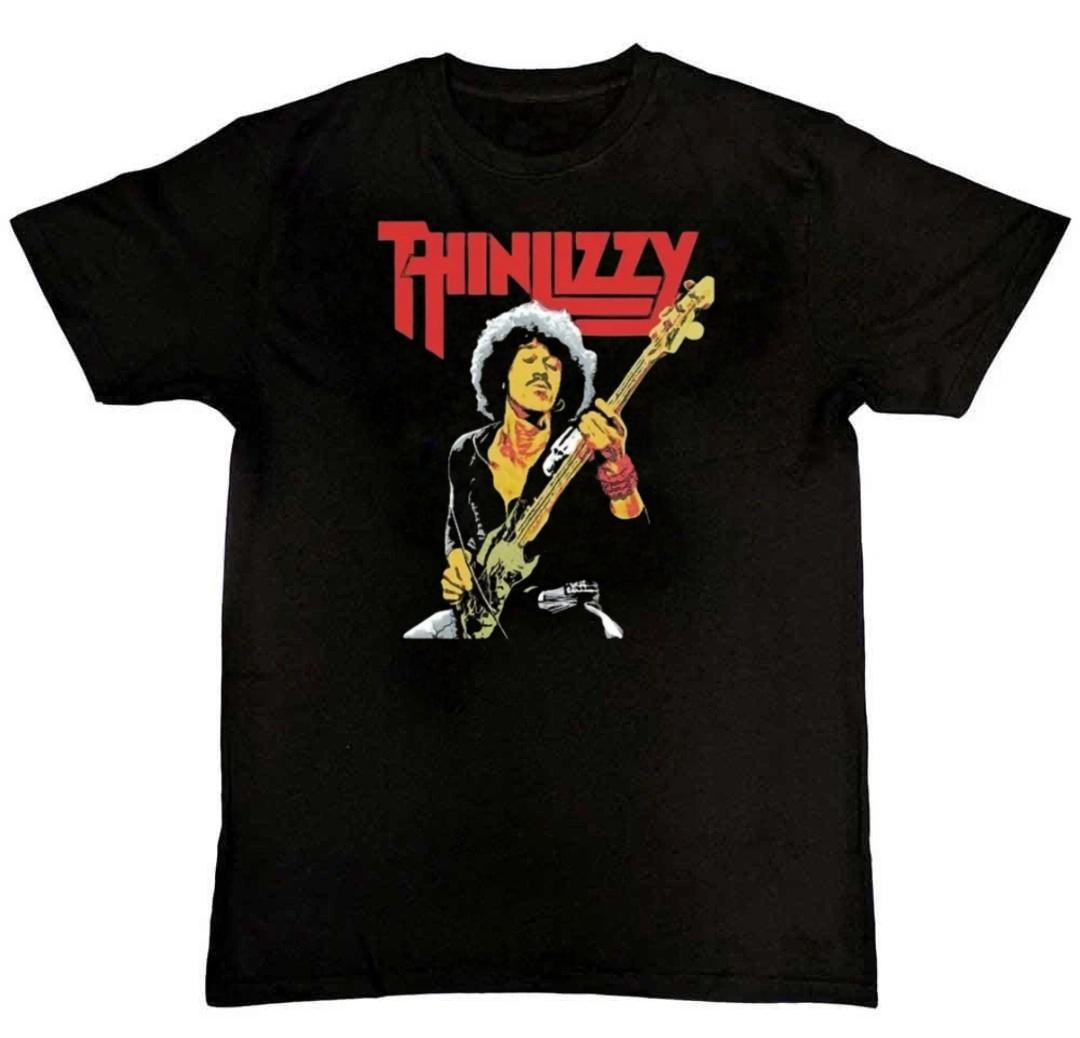 Thin Lizzy PHIL LYNOTT Graphic Print Mens T-Shirt S-4XL XXL