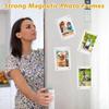 Double Sided Fridge Magnetic Photo Frame Transparent Fridge Photo Frame  Refrigerator Display