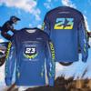 25-26 Frühling und Herbst Motocross Langarmshirts, Bunte Motocross Motorräder, 3D Gedruckte T-Shirts, Motocross Team T-Shirts