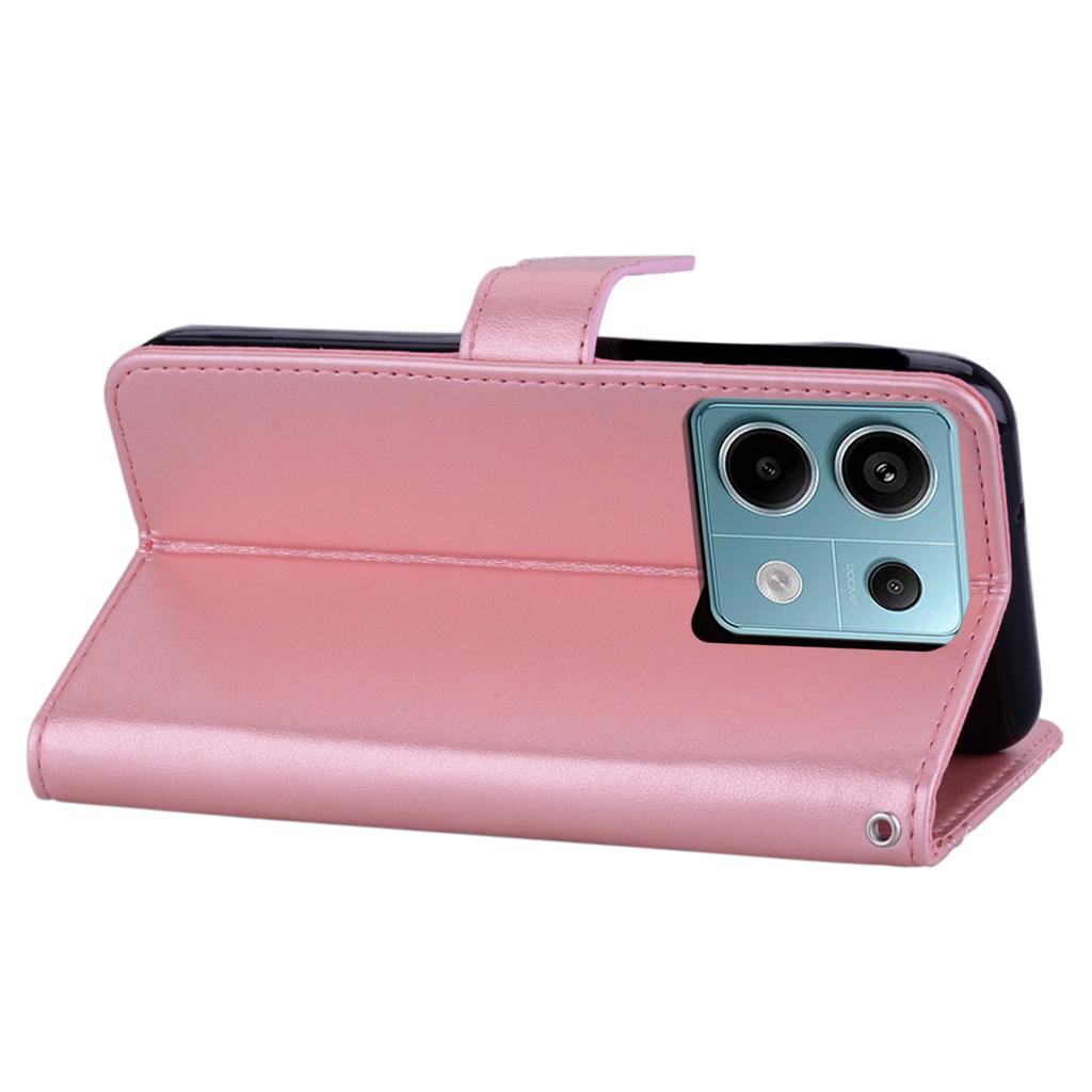 For Xiaomi Redmi Note 13 Pro 5G/Poco X6 5G Case Wallet Flip Phone Leather Cover Owl Flower Imprinted