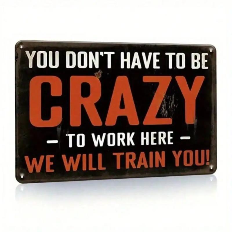 Rustic Farmhouse Wall Decor Metal Art Sign Kitchen Hanging 20x30cm