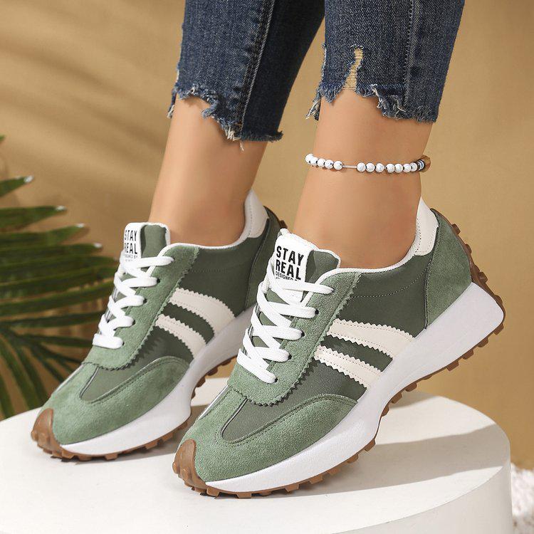 2025 Women's Plus Size Slim Waist Dad Sneakers - Thick Sole Casual Sports Shoes for Spring/Summer