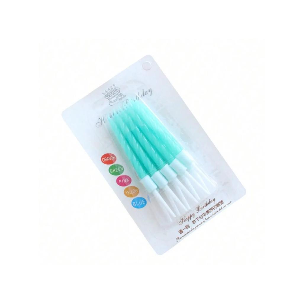 10 stk Gradient Bursdagskakelys Perfekt Jule Bryllupstema Fest Bursdagskakedekorasjoner