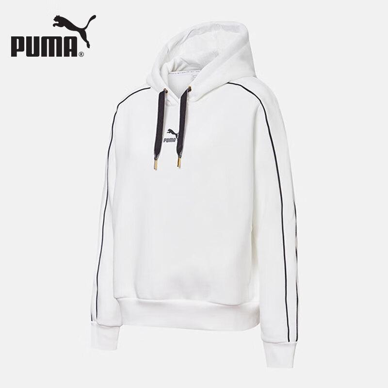 PUMA Women s Hooded Knit Pullover Sweatshirt L
