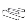 Punch-Free Double Rod Kitchen Towel and Wrap Rack